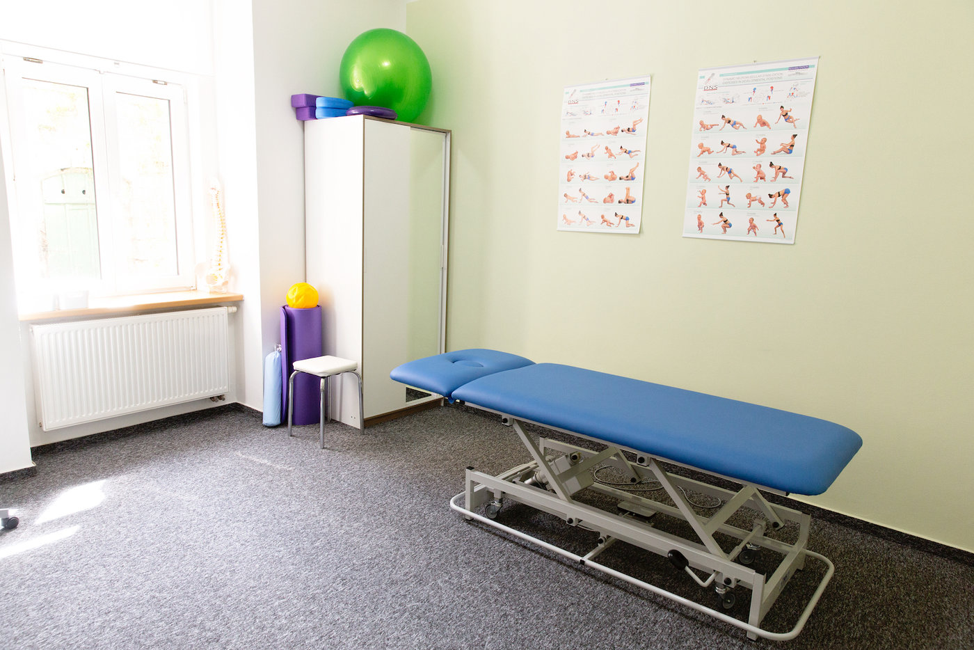 Interior of the physiotherapy clinic in Slaný